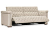 Image of Savion Beach 89 Inch "Quick Ship" Reclining Chesterfield Sofa