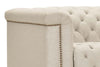 Image of Savion Beach "Quick Ship" Power Chesterfield Fabric Furniture Collection