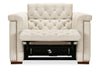 Image of Savion Beach "Quick Ship" Power Chesterfield Fabric Furniture Collection