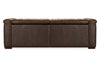 Image of Savion Saddlewood Chesterfield 88 Inch "Quick Ship" Wall Hugger Power Leather Reclining Sofa