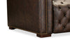 Image of Savion Saddlewood "Quick Ship" Leather Living Room Furniture Collection