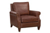 Image of Shelley Chaps "Quick Ship" Traditional Top Grain Leather Pillow Back Chair