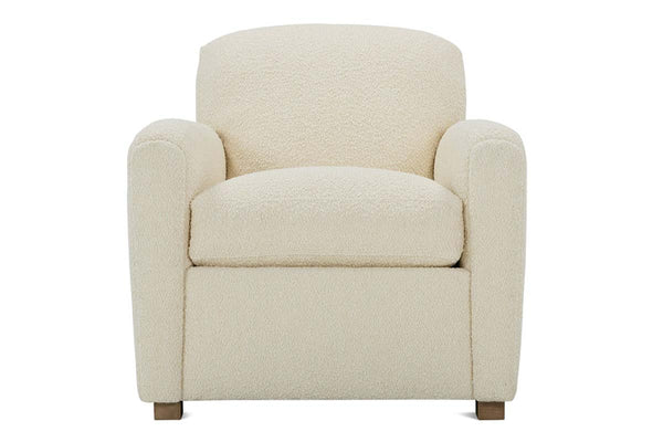 Sloane Classic Club Fabric Upholstered Accent Armchair