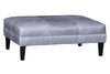 Image of Stefan 36", 42" Or 46" Inch Rectangular Leather Ottoman (3 Sizes Available)