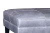 Image of Stefan 36", 42" Or 46" Inch Rectangular Leather Ottoman (3 Sizes Available)