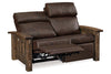 Image of Stockton Roughsawn Mission Style Reclining Leather Seating Collection