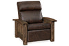 Image of Stockton Roughsawn Mission Style Reclining Leather Seating Collection