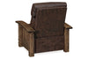 Image of Stockton "Wall Hugger" Roughsawn Mission Style Leather Reclining Chair