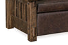 Image of Stockton Roughsawn Mission Style Reclining Leather Seating Collection