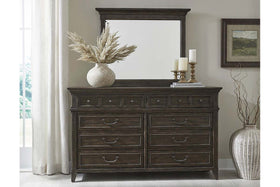 Sutton Queen Or King Saddle Brown Wood Panel Bed 