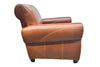 Image of Tribeca "Ready To Ship" Leather Club Chair And Ottoman Combo (Photo For Style Only)