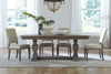 Image of Valencia 5-Piece Havana Brown Rectangular Pedestal Dining Table Set