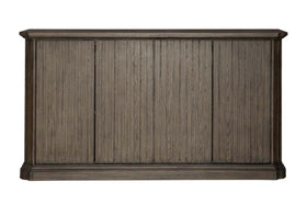 Valencia Havana Brown Slatted Style Dining Storage Buffet