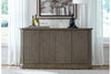 Image of Valencia Havana Brown Slatted Style Dining Storage Buffet