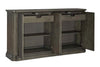 Image of Valencia Havana Brown Slatted Style Dining Storage Buffet