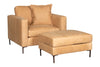 Image of Wade Contemporary Track Arm Leather Sofa Collection