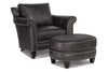 Image of Warren "Quick Ship" Traditional Leather Pillow Back Chair