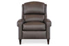 Image of Weaver Tall Leather Bustle Pillow Back Recliner