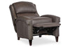 Image of Weaver Tall Leather Bustle Pillow Back Recliner