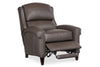 Image of Weaver Tall Leather Bustle Pillow Back Recliner