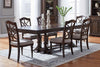 Image of Wexford 7-Piece Satin Cherry Double Pedestal Dining Set With Splat Back Chairs