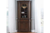 Image of Wexford Satin Cherry Storage Dining Corner Cabinet