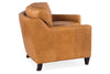 Image of Wexler 103 Inch Contemporary Curved Conversation Leather Sofa