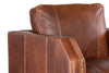 Image of Whitaker Transitional Apartment Size Leather 8-Way Hand Tied Furniture Collection