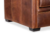 Image of Whitaker Transitional Apartment Size Leather 8-Way Hand Tied Furniture Collection