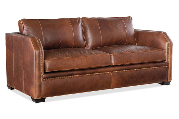 Whitaker Transitional Apartment Size Leather 8-Way Hand Tied Furniture Collection