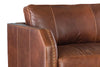 Image of Whitaker Transitional Apartment Size Leather 8-Way Hand Tied Furniture Collection