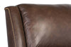 Image of Whitmore Leather Bustle Pillow Back Recliner Chair