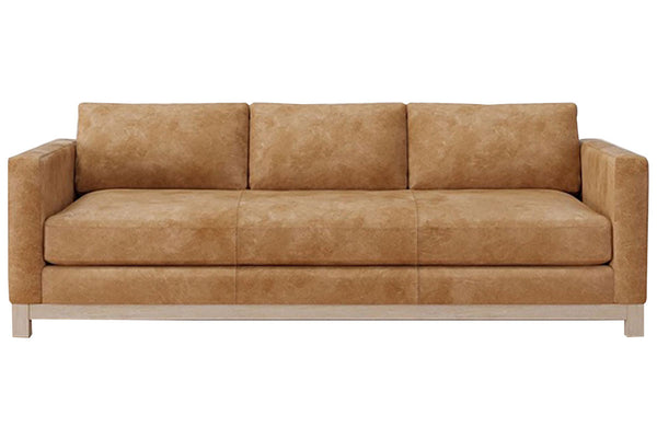 Woodbury Sandstone "Quick Ship" Leather Living Room Furniture Collection