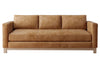 Image of Woodbury Sandstone "Quick Ship" Leather Living Room Furniture Collection