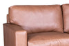 Image of Wyatt 103 Inch Grand Scale Contemporary Deep Seat Leather Sofa