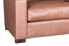 Image of Wyatt 103 Inch Grand Scale Contemporary Deep Seat Leather Sofa