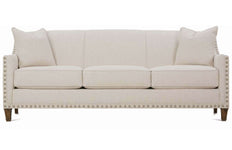 Isadore Queen Size 2-Cushion Fabric Sleeper Sofa with Tufted Back