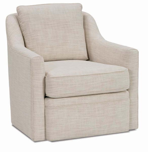 Stella Contemporary Fabric Swivel Accent Chair