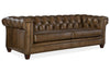 Image of Damien Nature 94 Inch "Quick Ship" Tufted Chesterfield Style Sofa