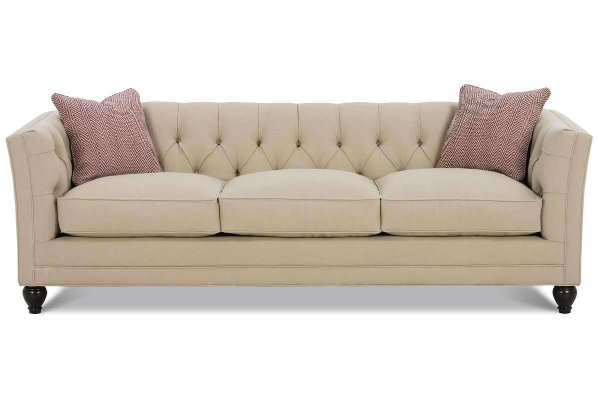 2-Seater Sofa Couch With Channel Tufted On Back And Seat Cushions, Two —  Brother's Outlet