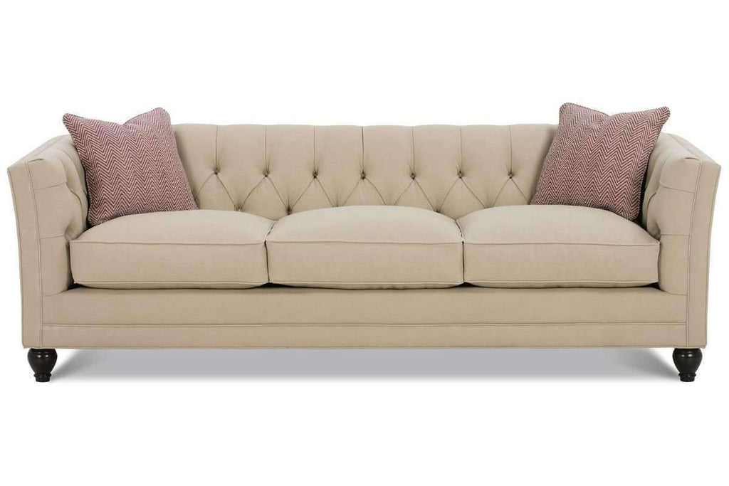 Isadore Queen Size 2-Cushion Fabric Sleeper Sofa with Tufted Back - Club  Furniture