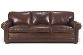 Sheffield Two Arm Leather Chaise Lounge Chair - Club Furniture