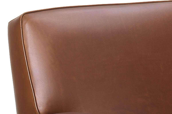 Hayden Contemporary Leather Square Back Recliner Chair