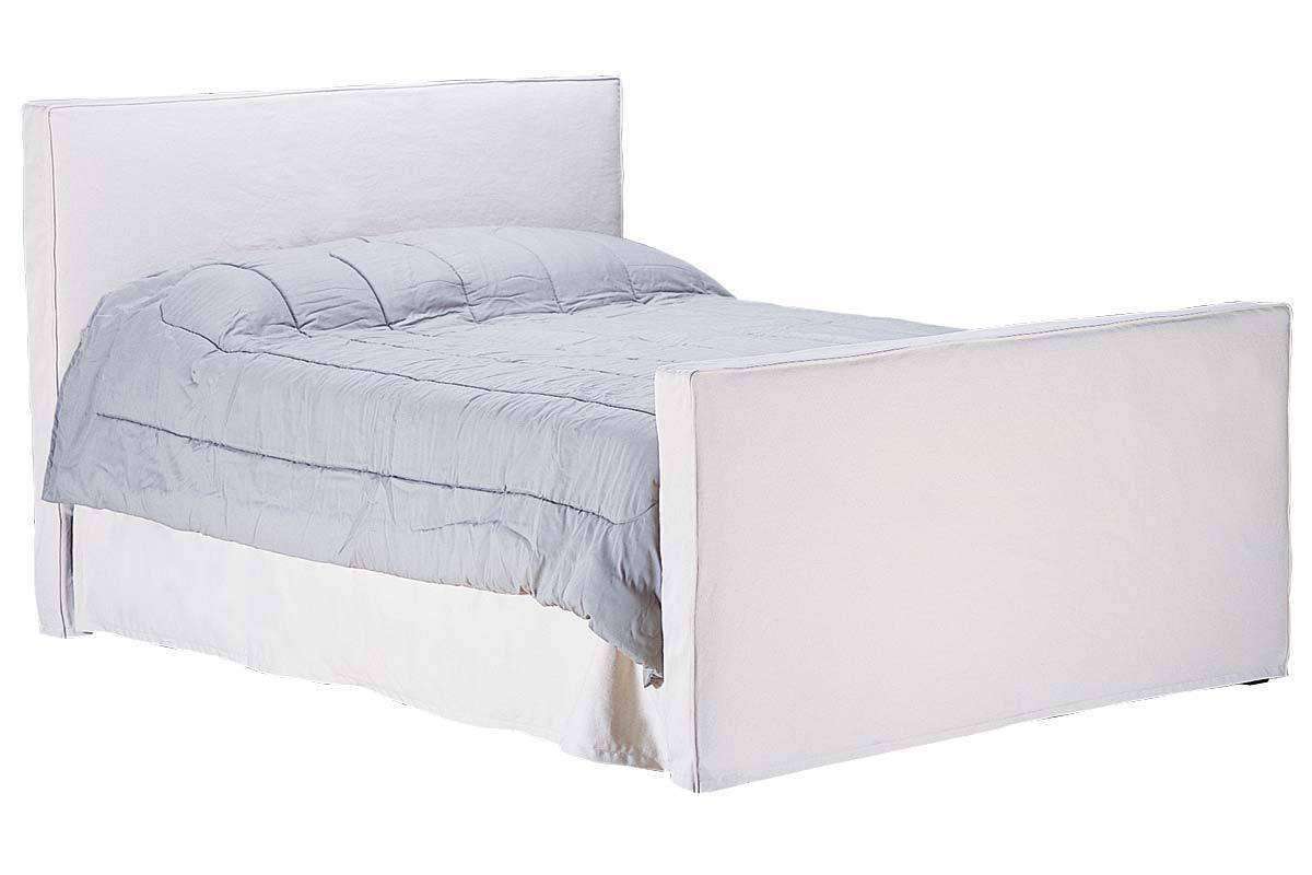 Paramount Slipcovered Panel Bed