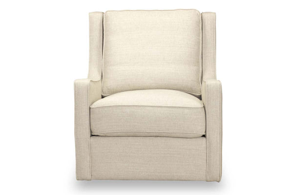 Sally Quick Ship Swivel Fabric Accent Chair - OUT OF STOCK UNTIL 05/